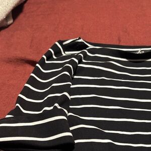 Lauren Ralph Lauren Black and White Striped Shirt